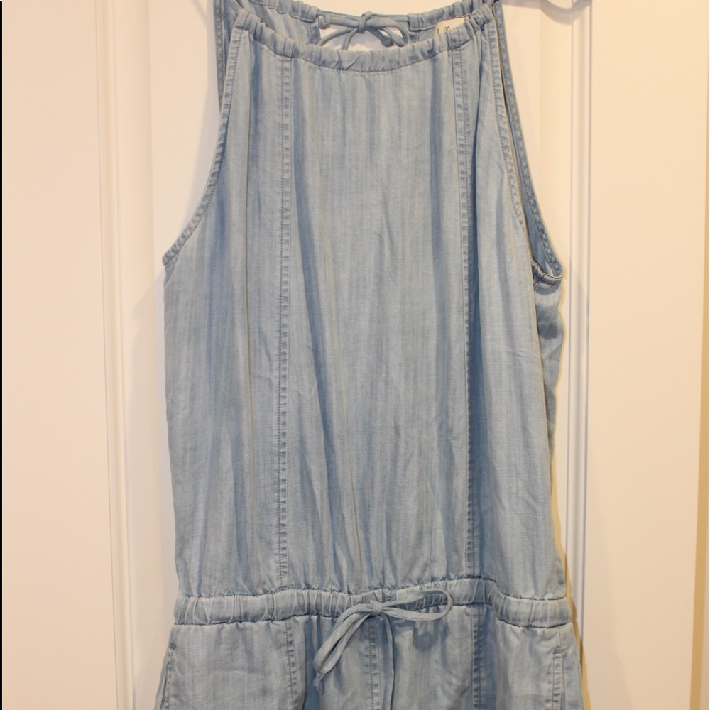 Denim romper